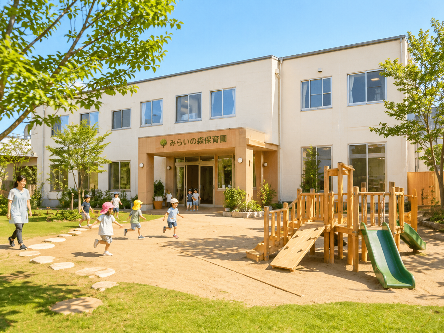 みらいの森保育園の様子